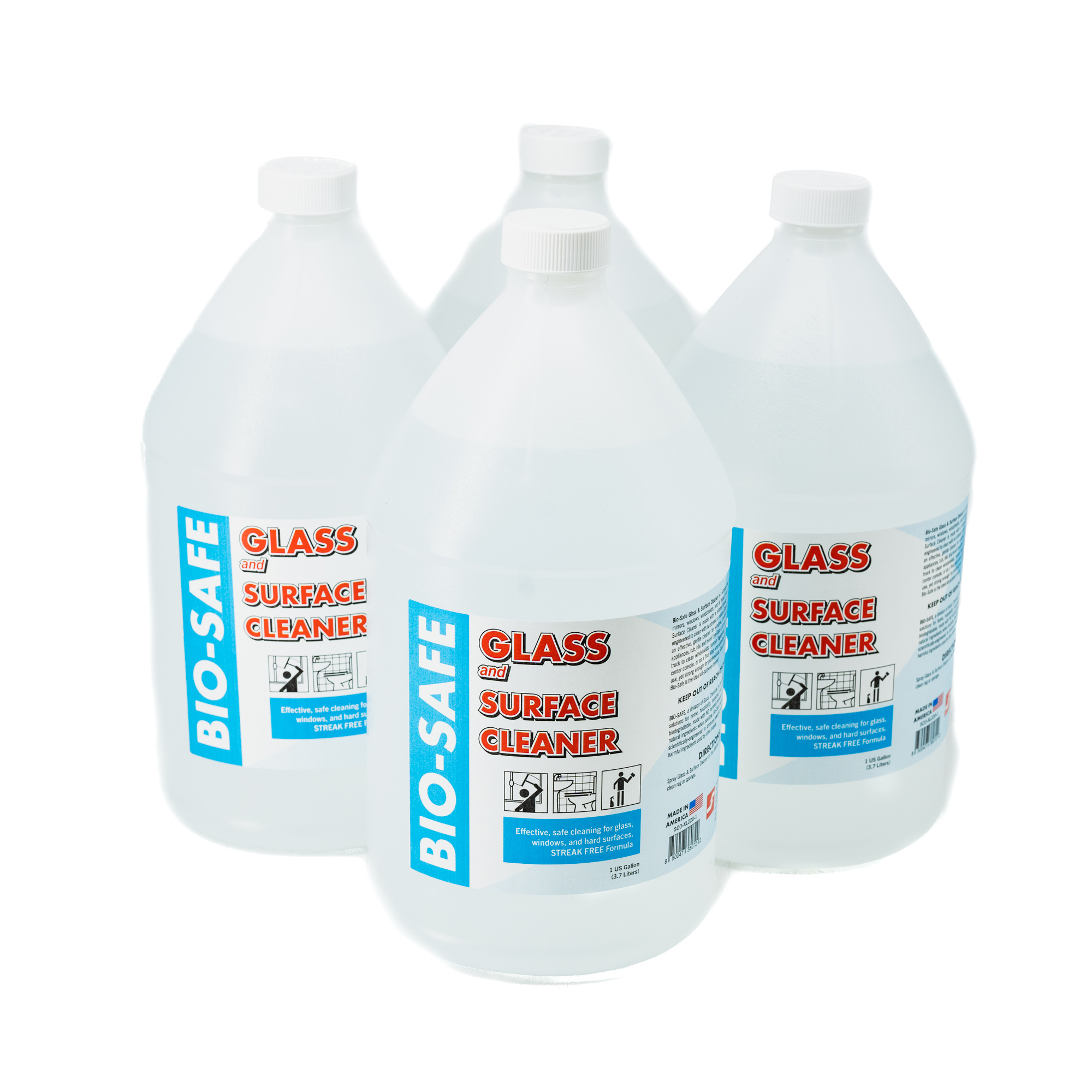 SOCAR Bio-Safe Glass Surface Cleaner - Streak-Free, 4 Gal., Model# SCO-XL220-4